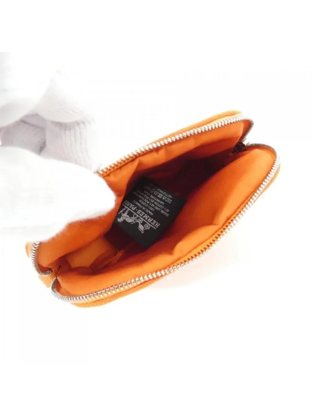 Hermes Bolide Pouch Orange